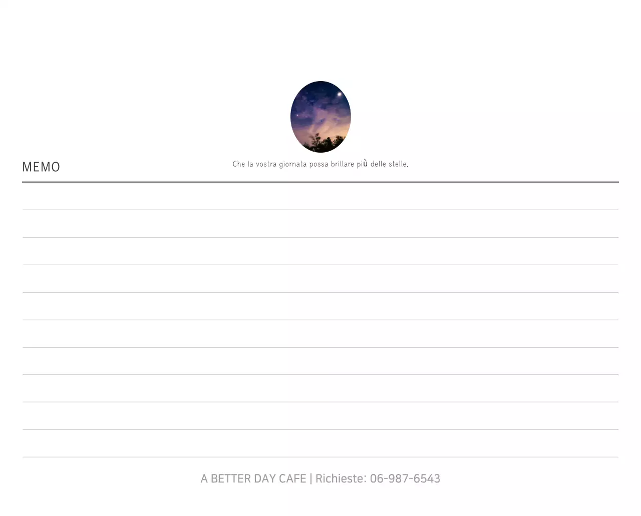 Calendario botanico naturale bianco e pulito