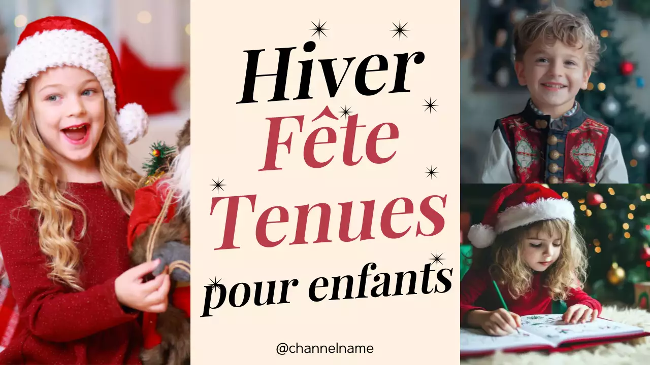 Promotion Rouge Festive pour les enfants