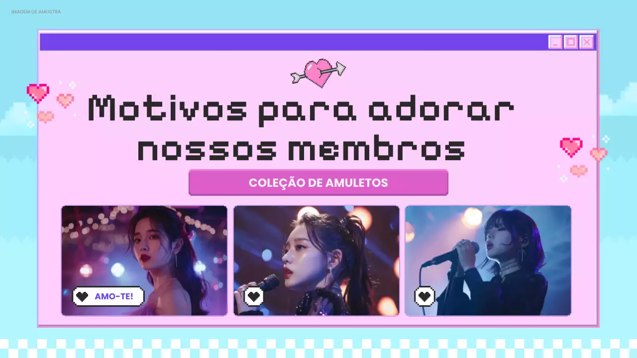 promoção charme retro cor-de-rosa