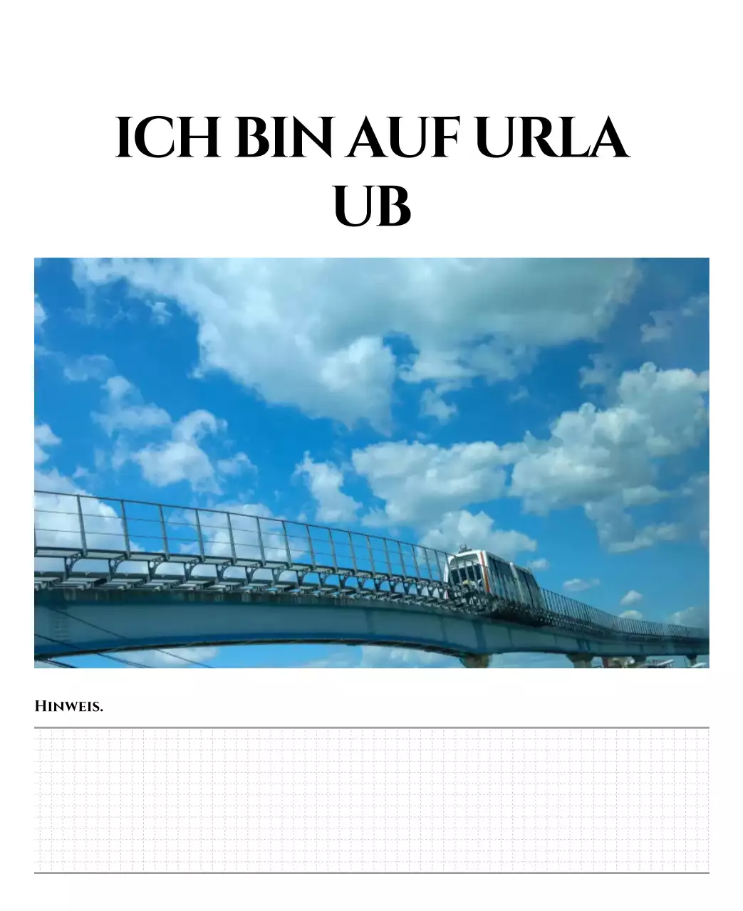 Einfacher Kalender mit schwarzer und weißer emotionaler Reisefotografie Konzept
