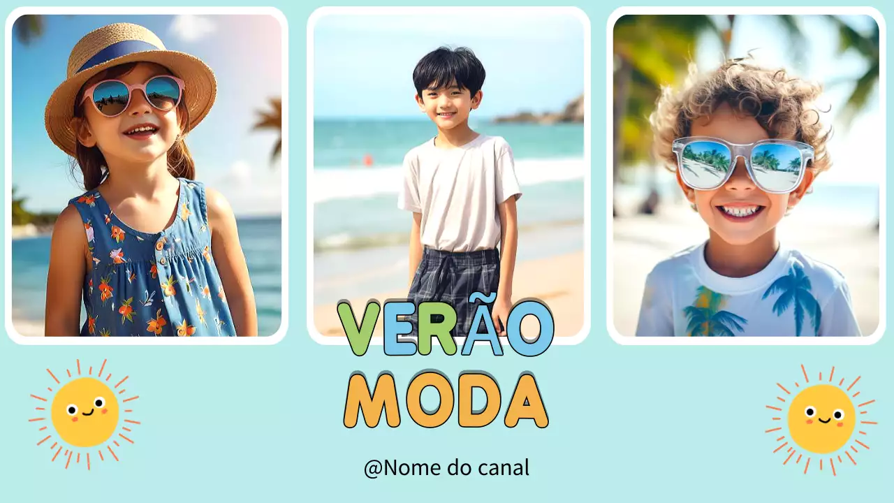 Promoção Crianças coloridas e na moda
