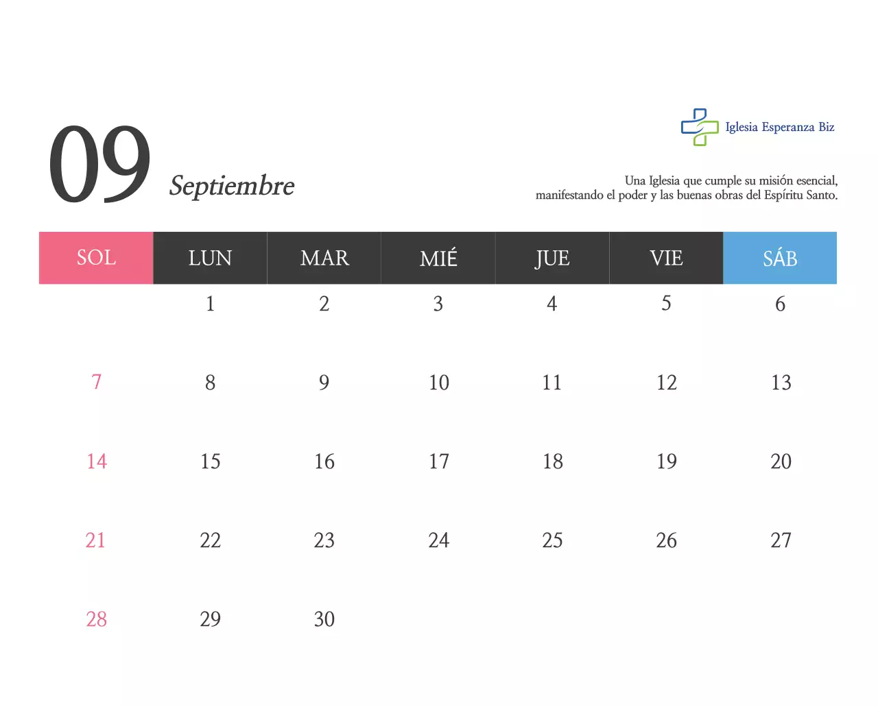 Caligrafía sencilla Promoción de la Biblia en la Iglesia