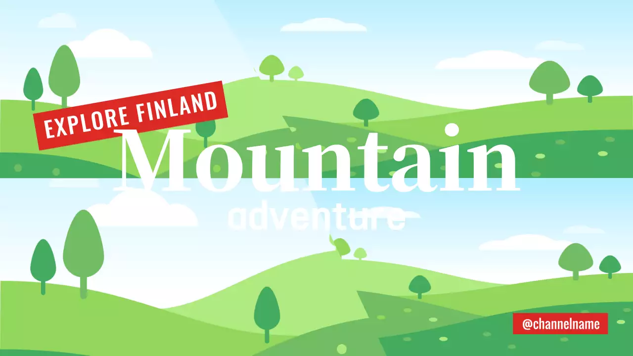 Green Rustic Adventure Promotion YouTube Thumbnail