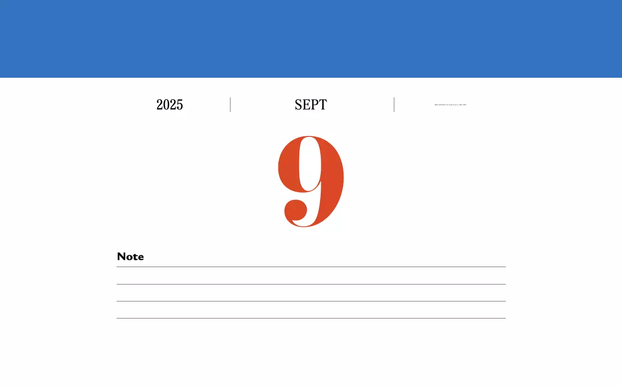 Calendrier de mémoire rétro en rouge