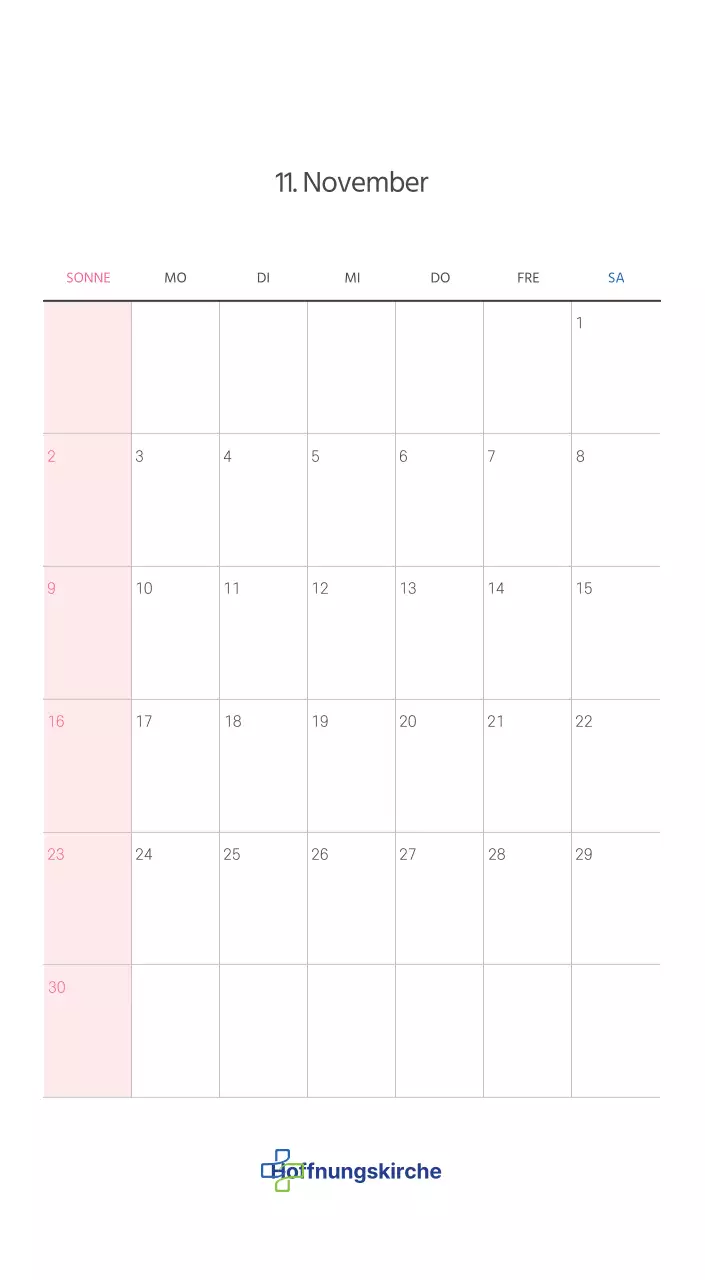 Pastell saubere Illustration Kirche