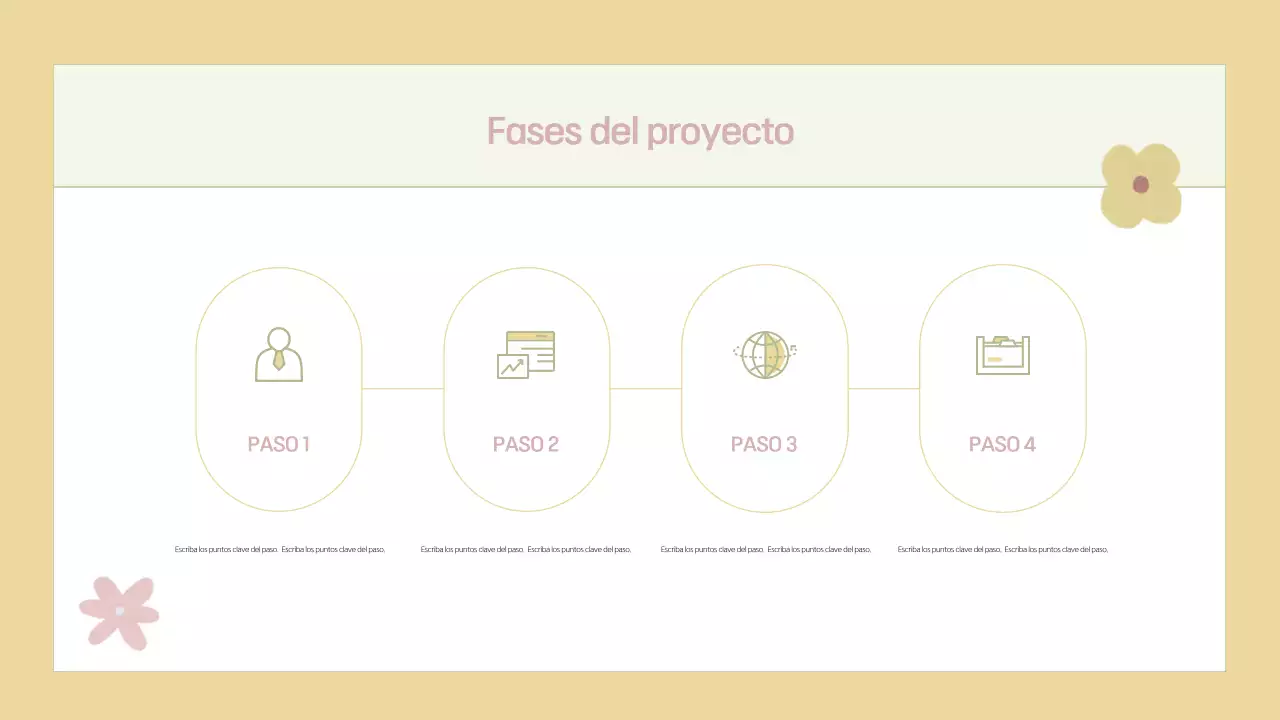 Planificar una propuesta de proyecto beige y sencilla