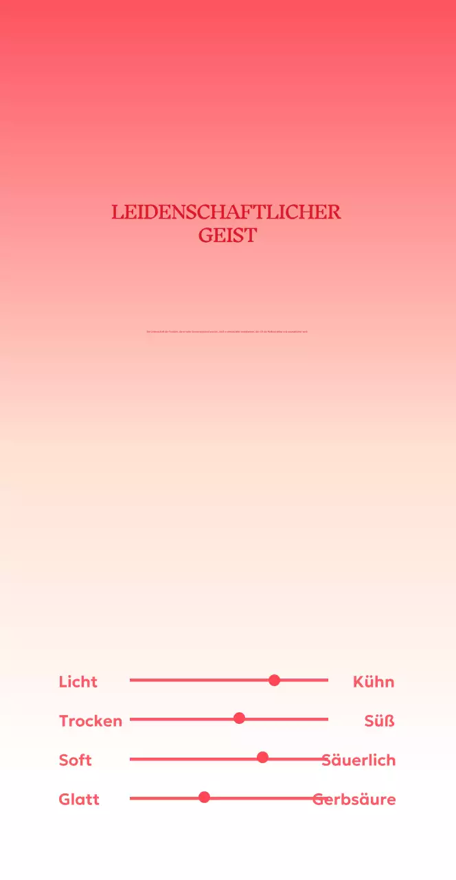 Red Modern Wine Beschreibung