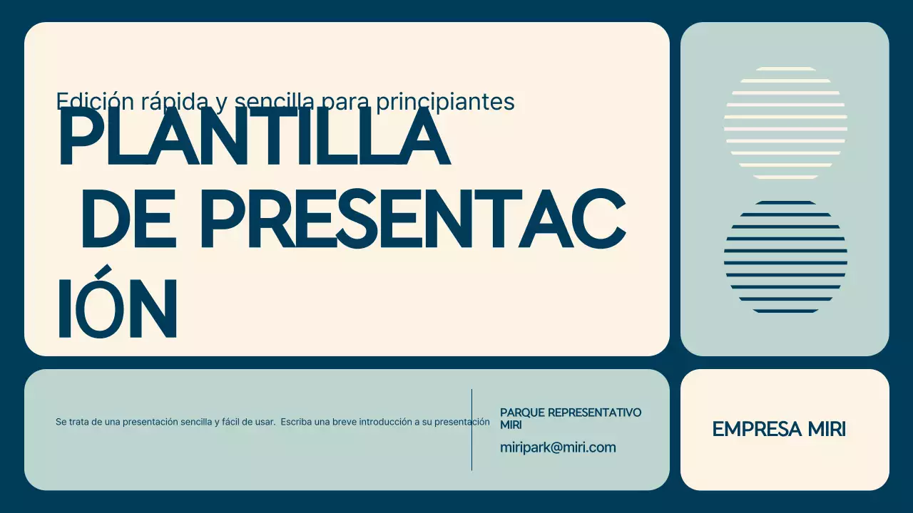 Introducción a Mint Simple Presentations