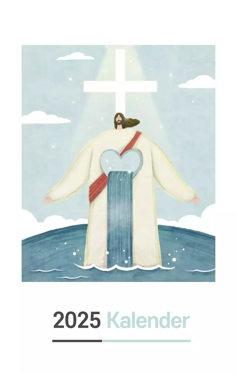 Pastell saubere Illustration Kirche