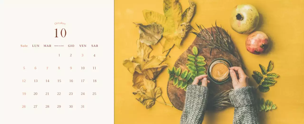 Promuovere il caffè vintage beige