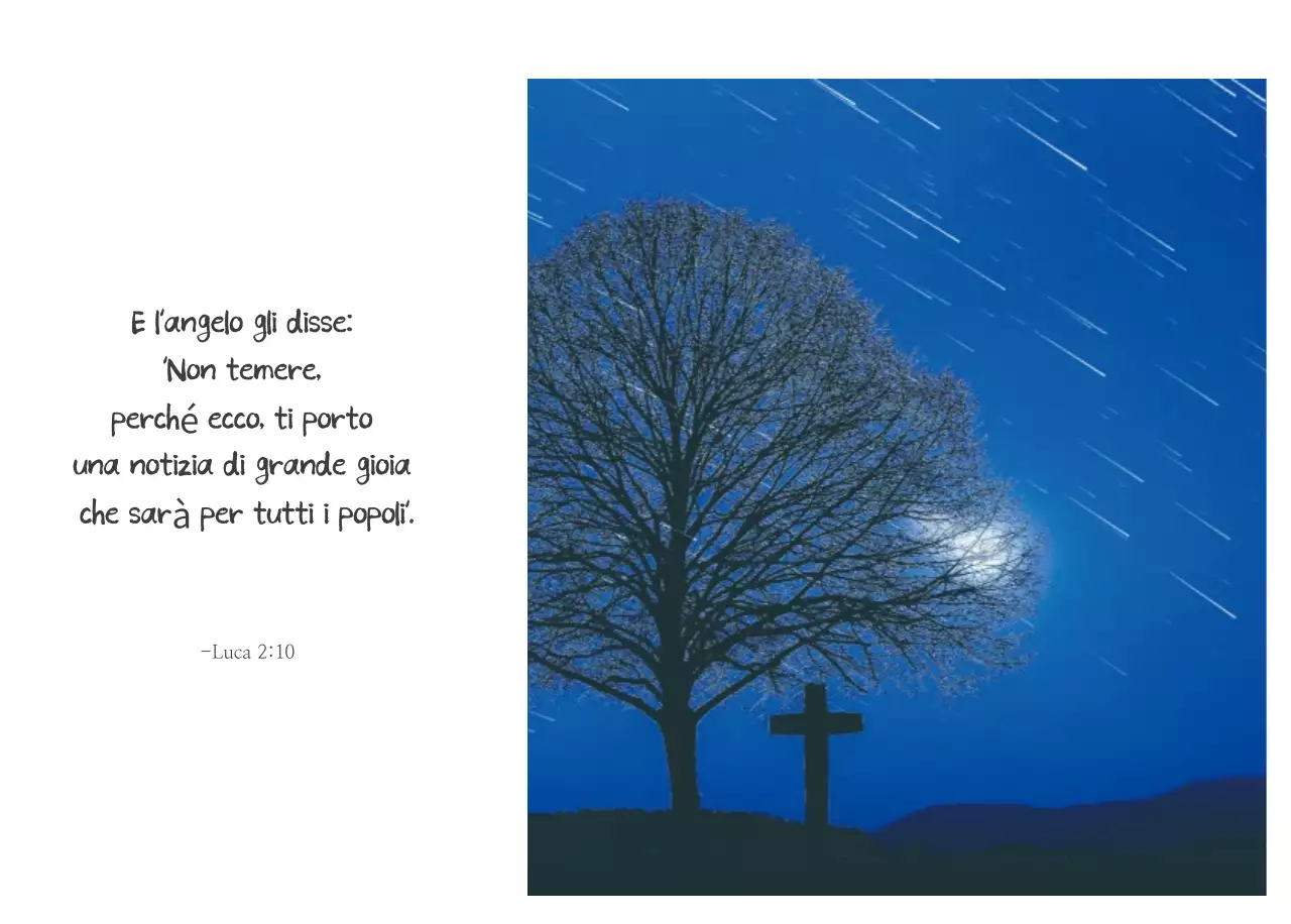 Promozione della chiesa biblica in calligrafia semplice