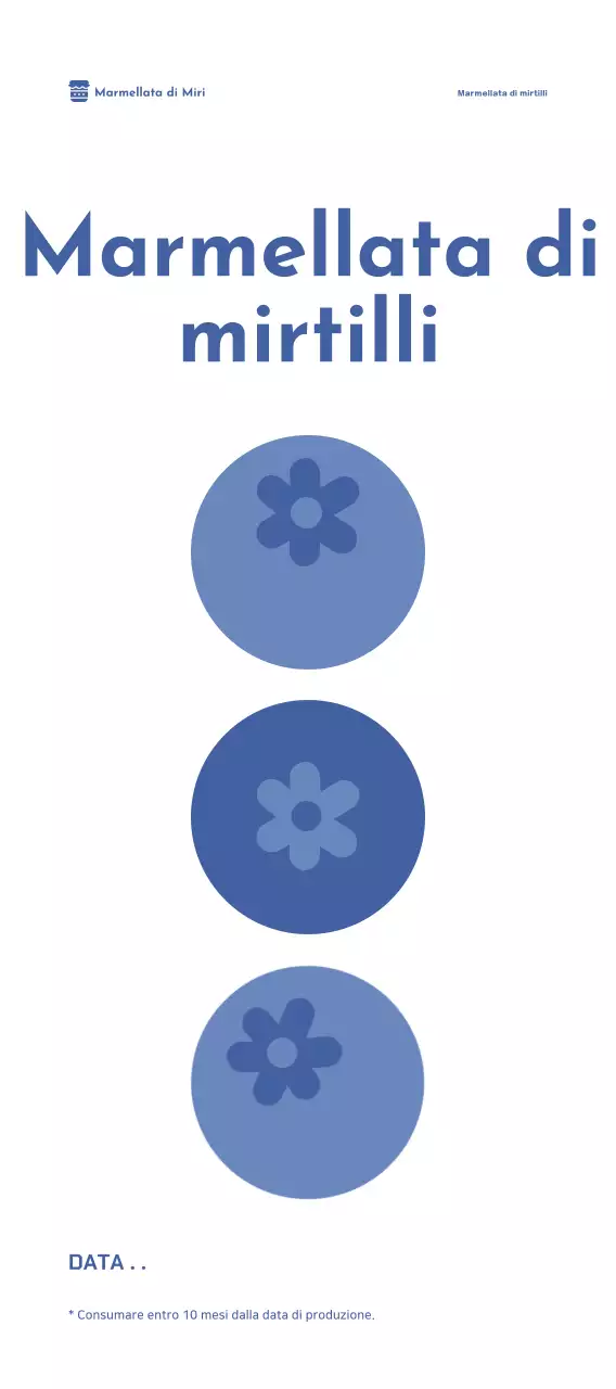 Marmellata di frutta Introduzione semplice al prodotto Imballaggio