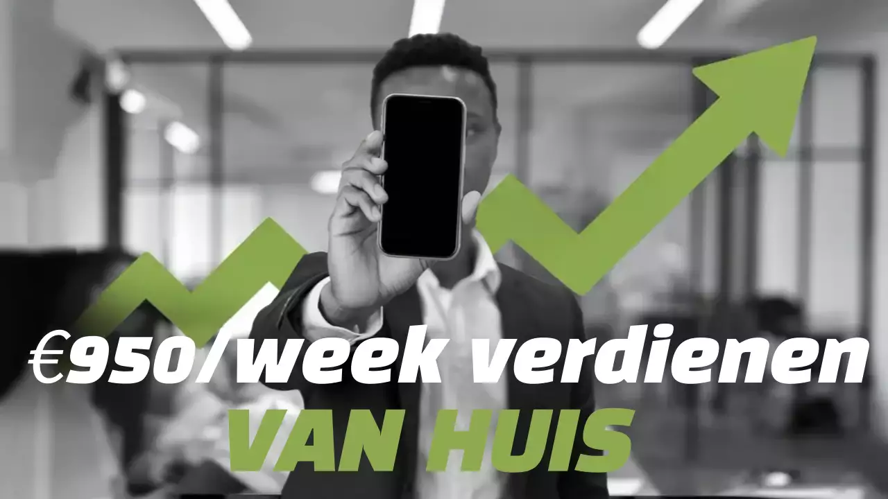 groene moderne financiën advertentie