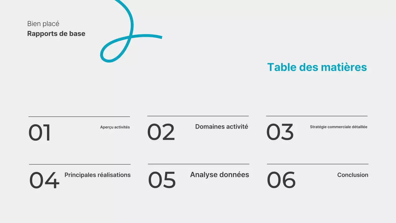 Rapports gris et propres