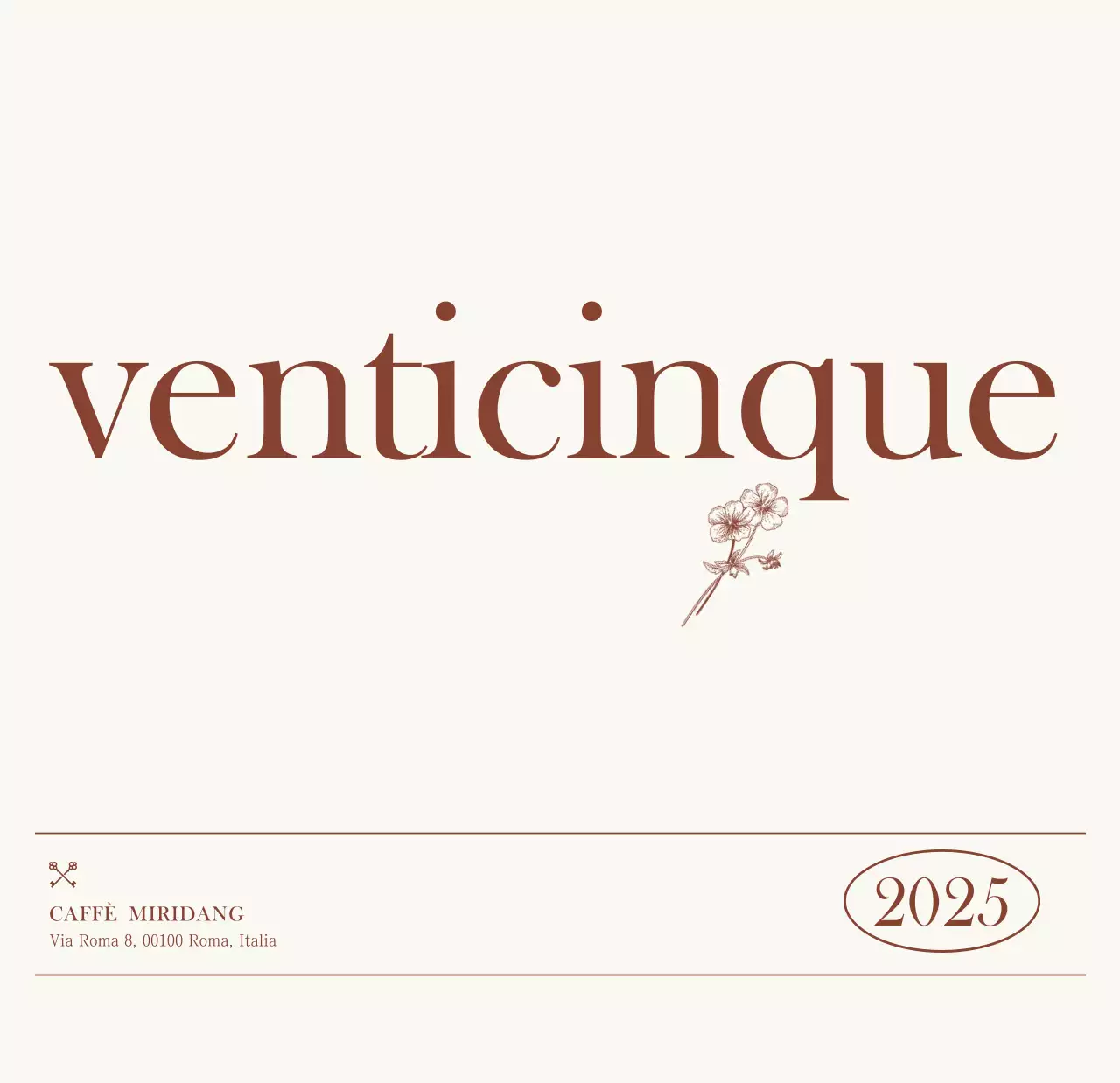 Promuovere il caffè vintage beige