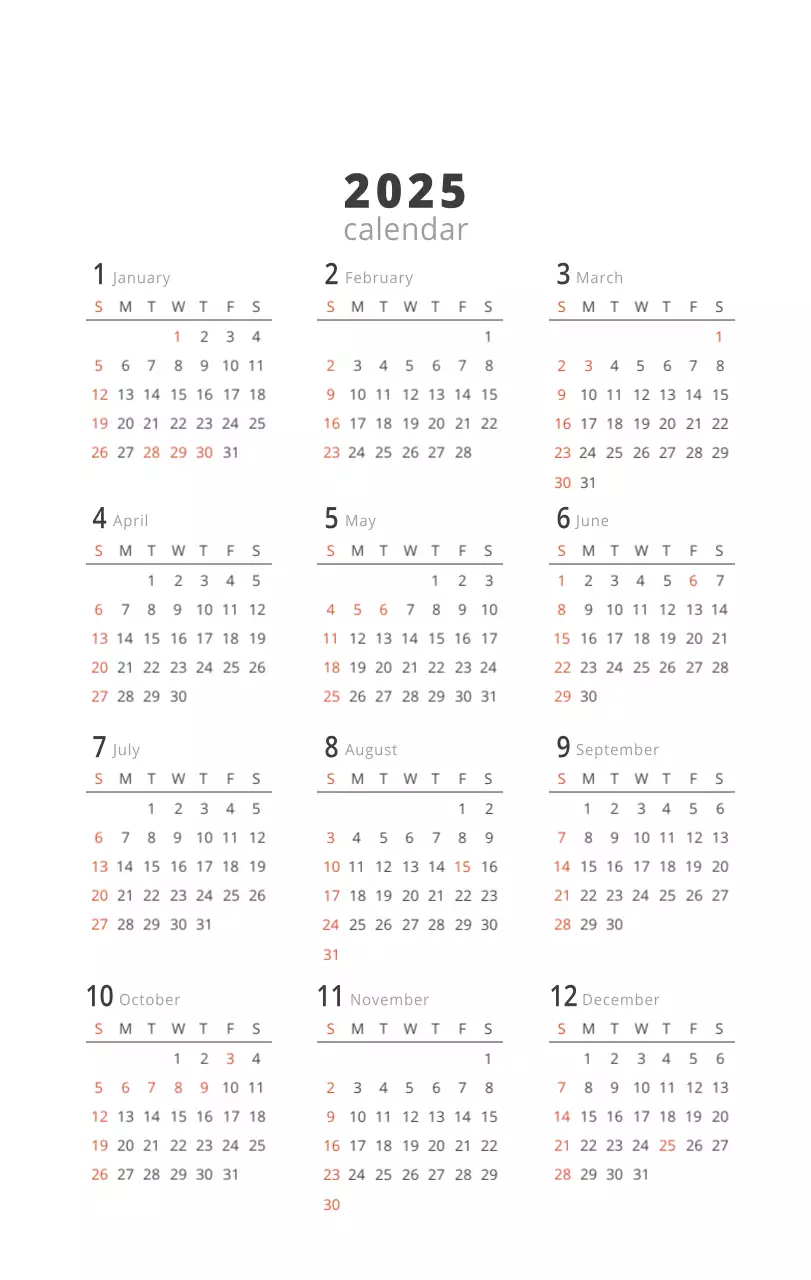 Kalender interior minimalis berwarna krem