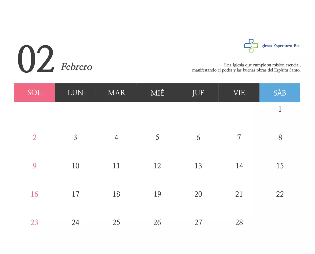 Caligrafía sencilla Promoción de la Biblia en la Iglesia