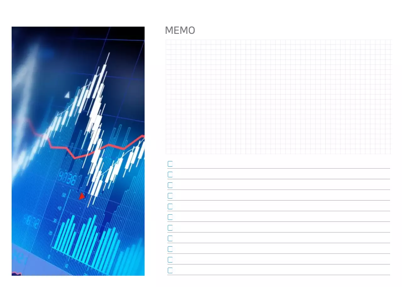 Blauwe minimalistische kalender