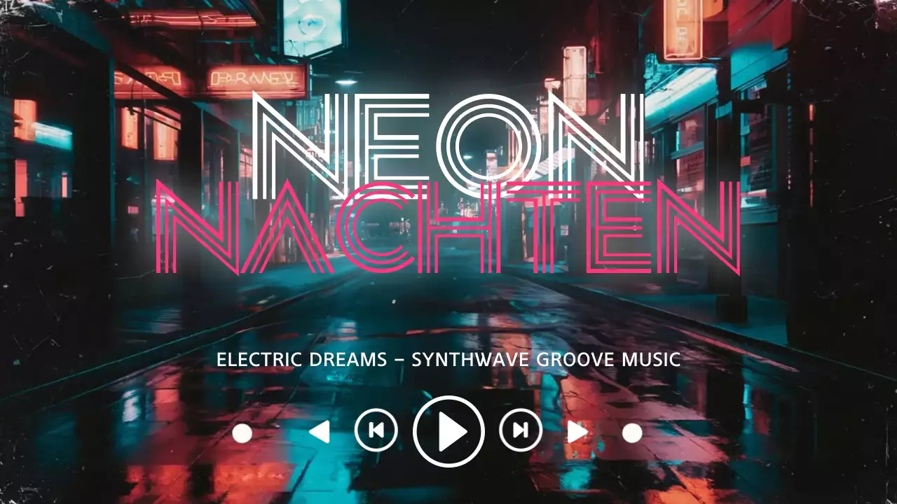 neon retro muziek afspeellijst