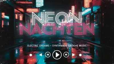 neon retro muziek afspeellijst