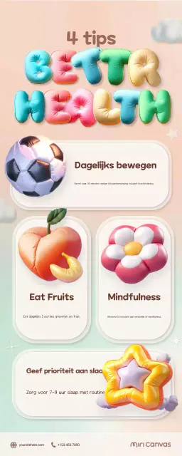 kleurrijke trendy tips voor een gezonde levensstijl