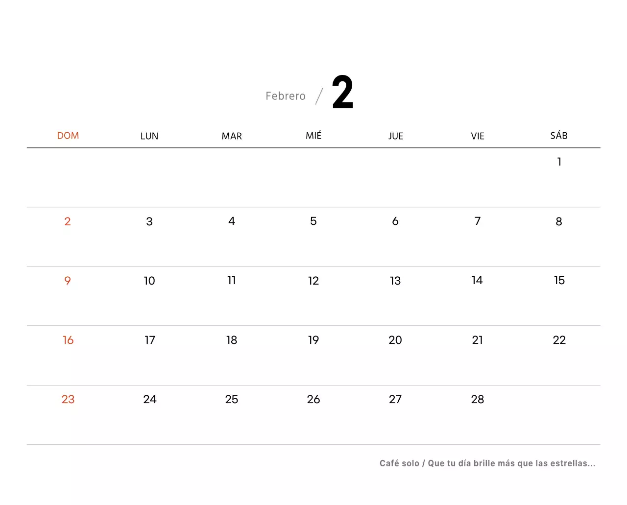 Un café sentimental blanco y marrón