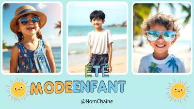 Promotion des enfants colorés et branchés