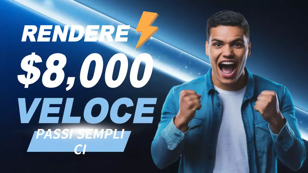 promozione finanza moderna blu