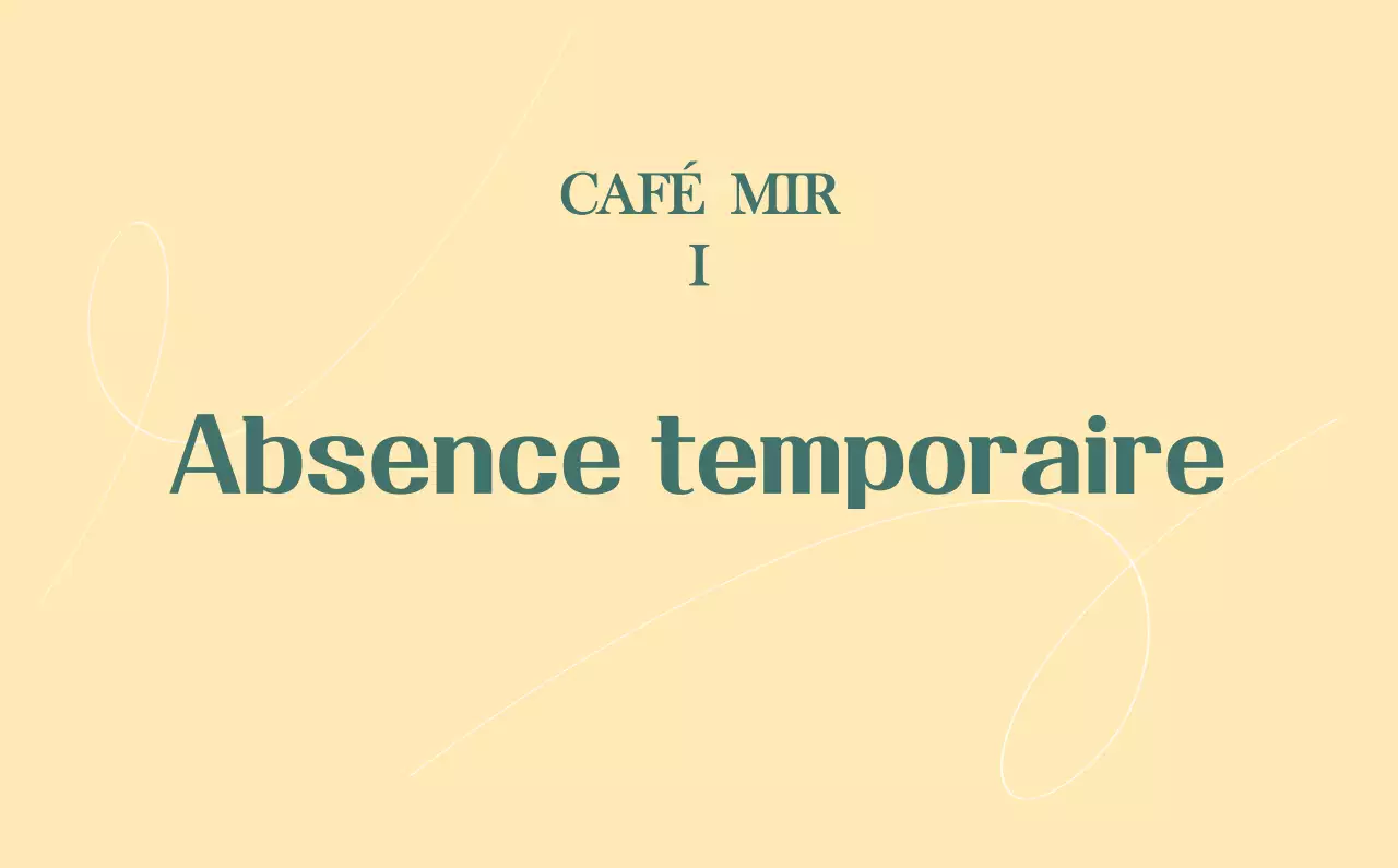 Un calendrier moderne pour les cafés avec des recommandations sur la boisson du mois.