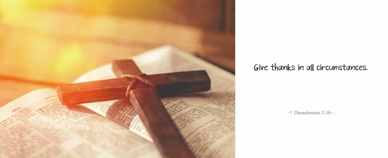 Promote a simple calligraphy Bible Church