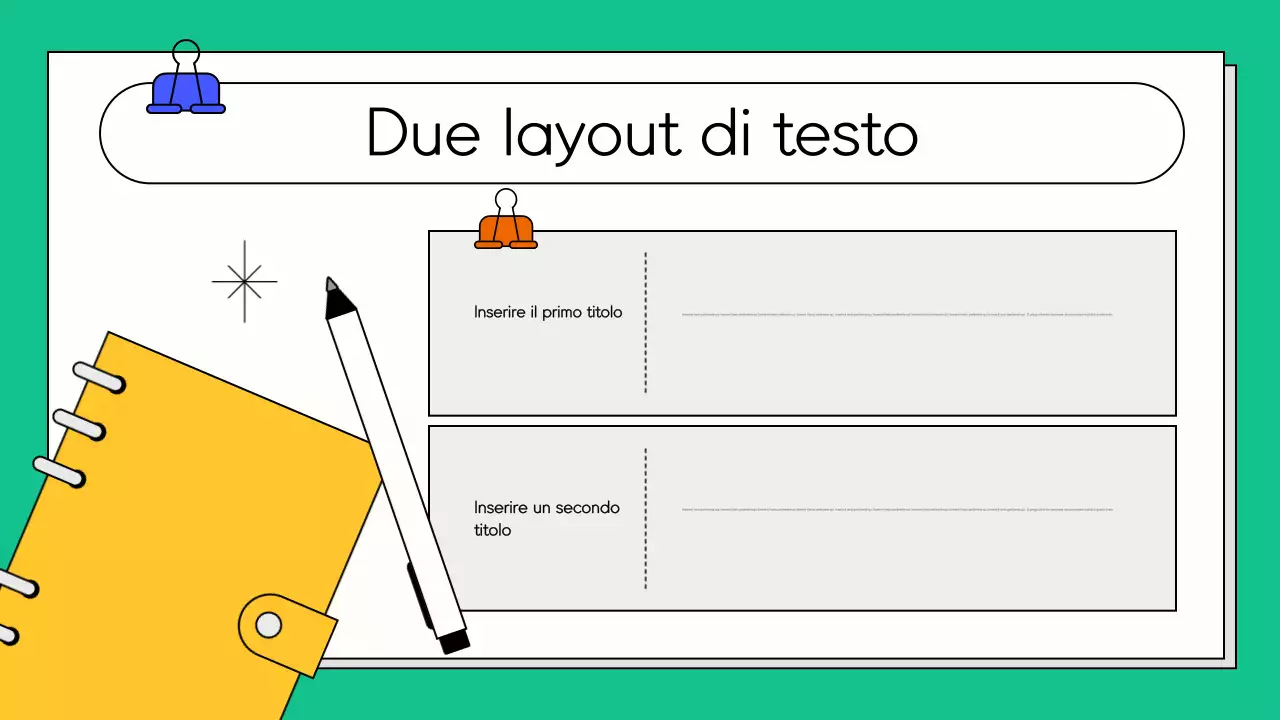 Un brief aziendale verde e coccoloso