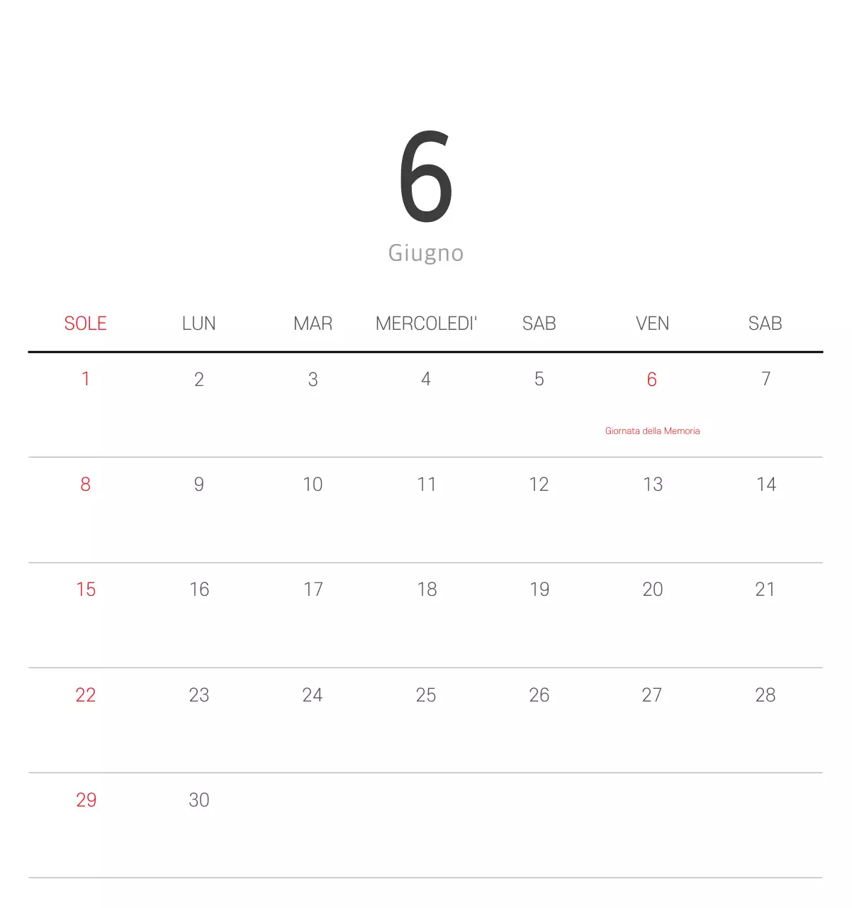 Calendario botanico naturale bianco e pulito