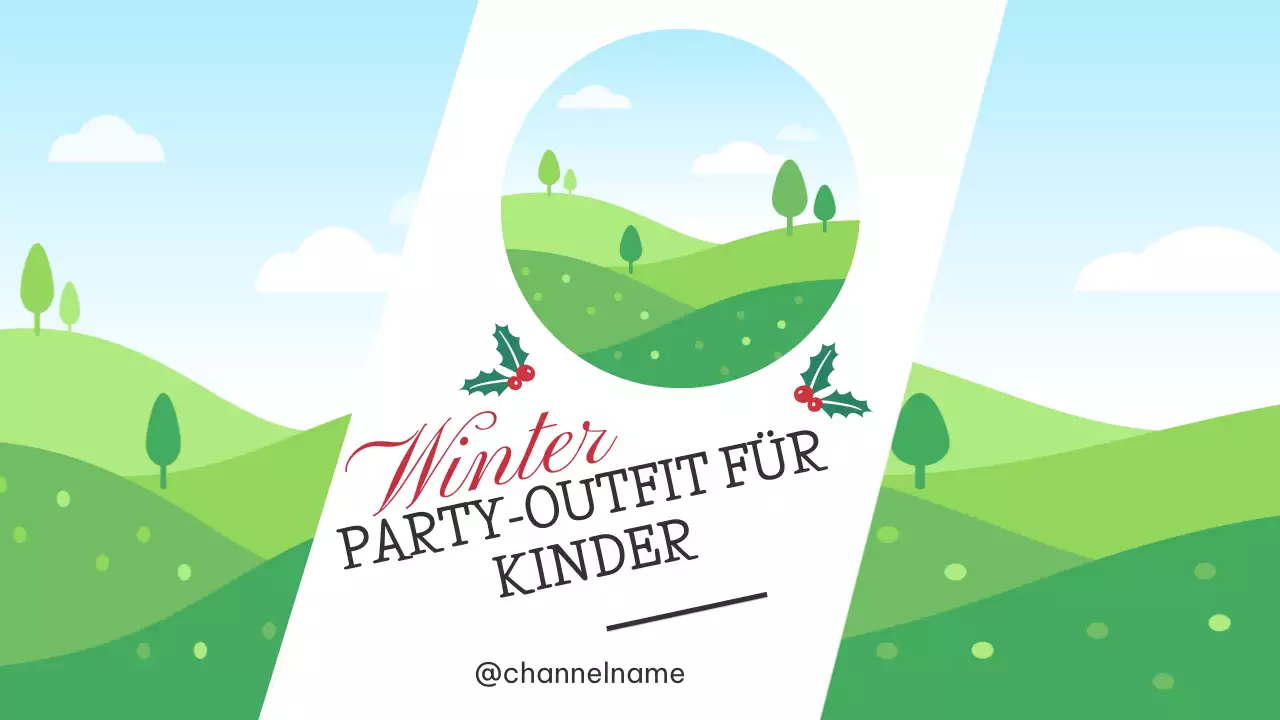 Rot Festliche Kindermode Promotion