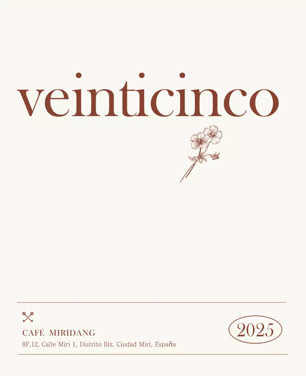 Promover Beige Vintage Cafe