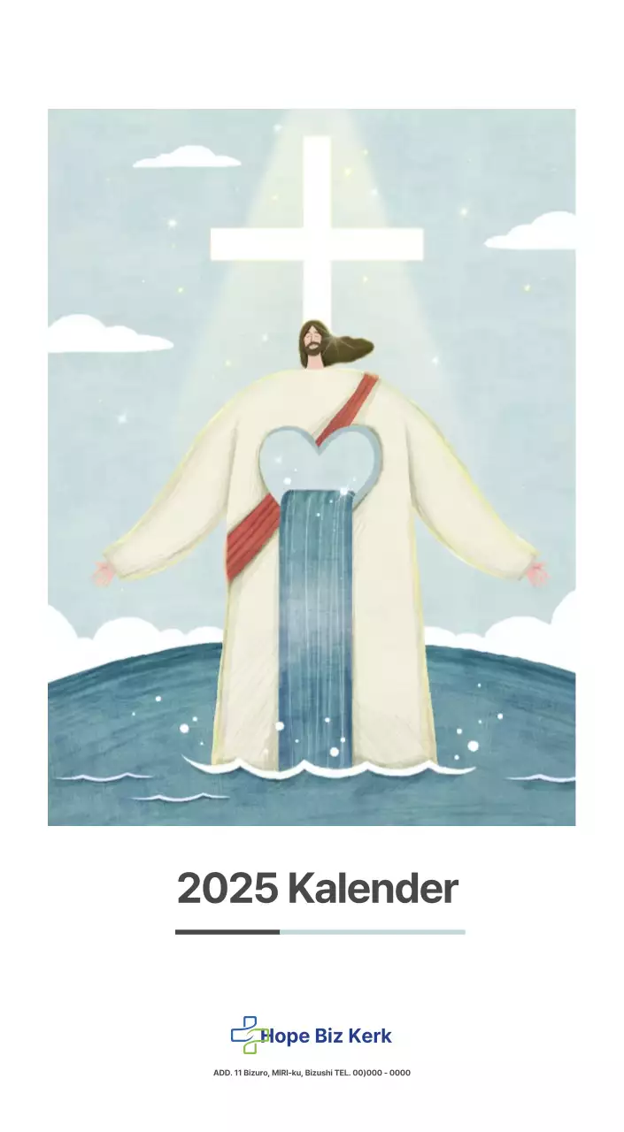 Pastel schone illustratie kerk