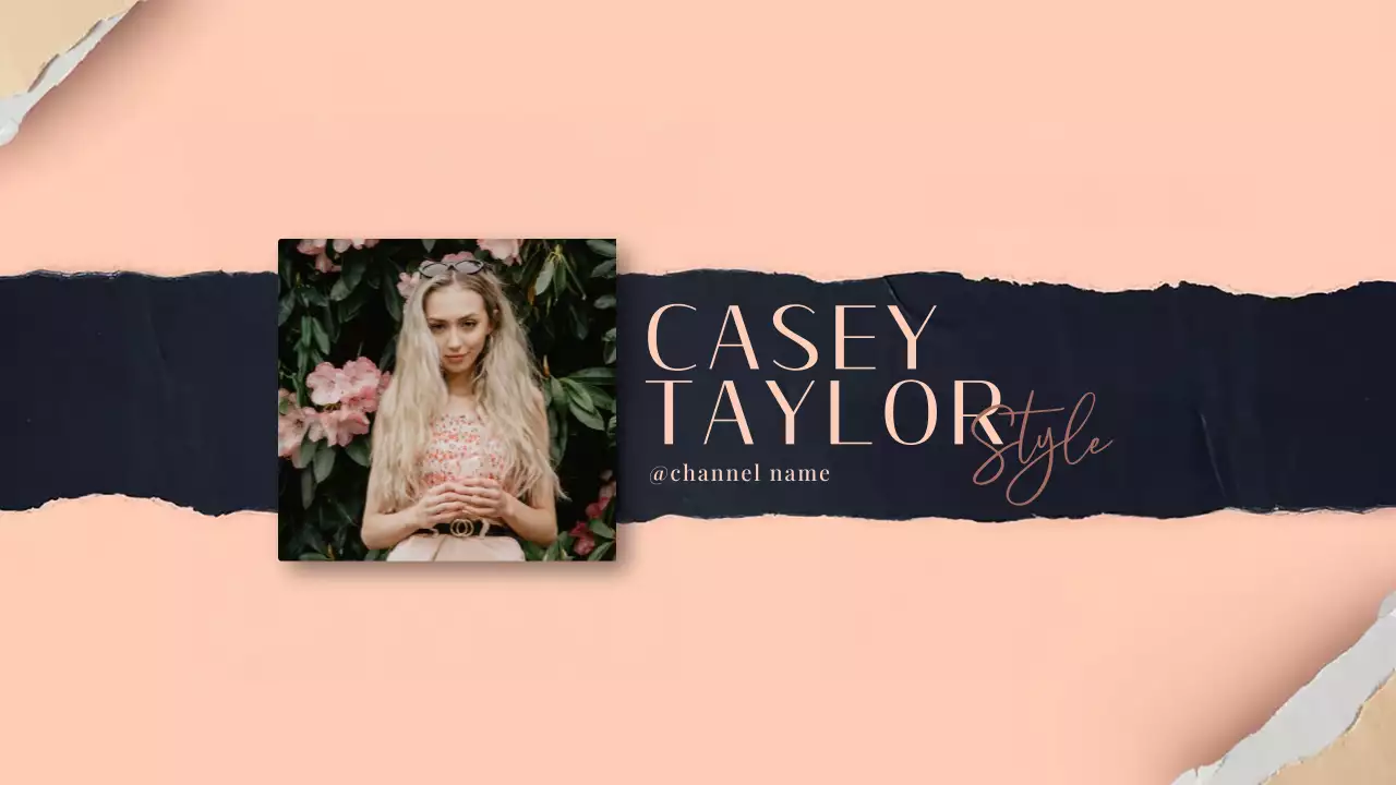 Peach Elegant Style Promotion YouTube Thumbnail