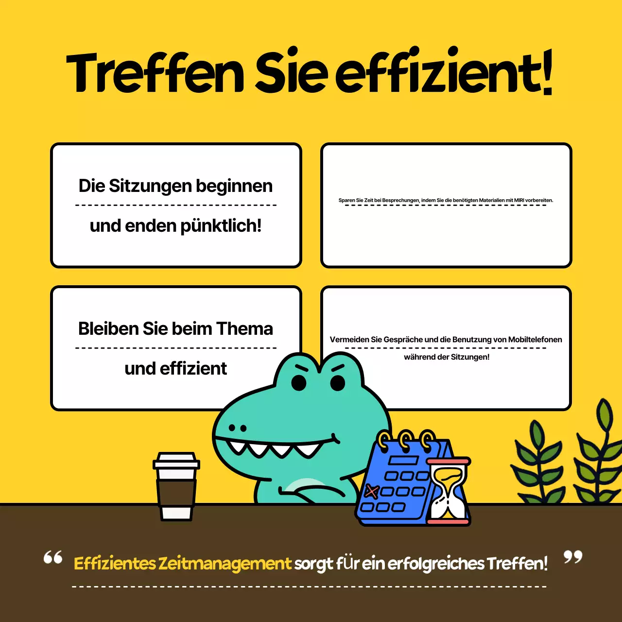 Der gelbe und hübsche Newsletter zum Firmentreffen