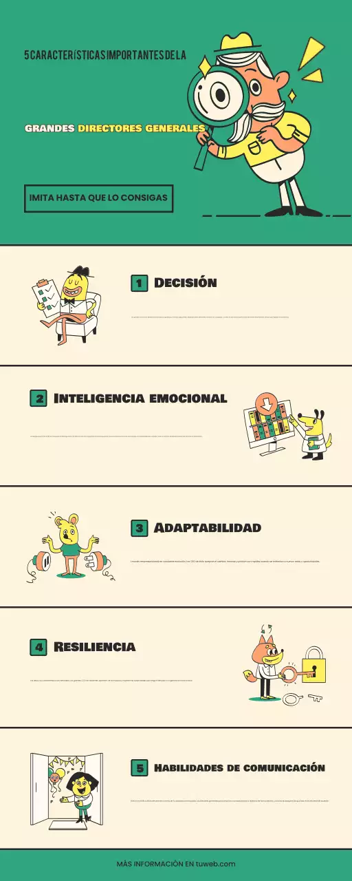 guía de liderazgo green modern