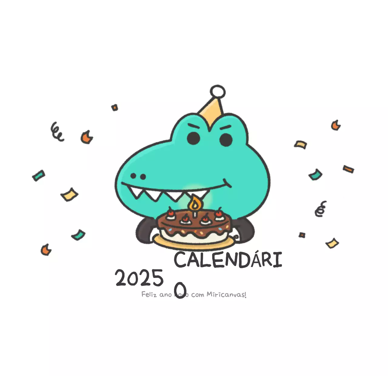 Um calendário com um conceito de ilustração de Ago muito giro