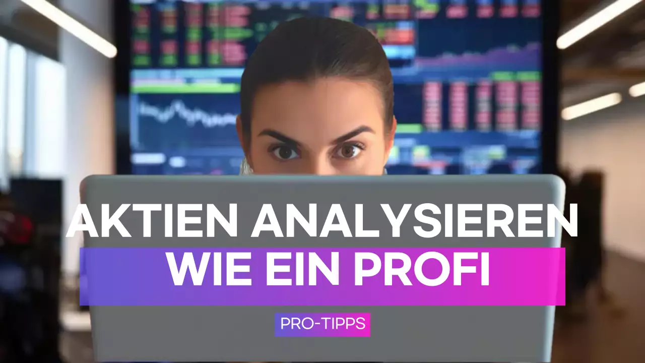 lila moderner Aktienführer