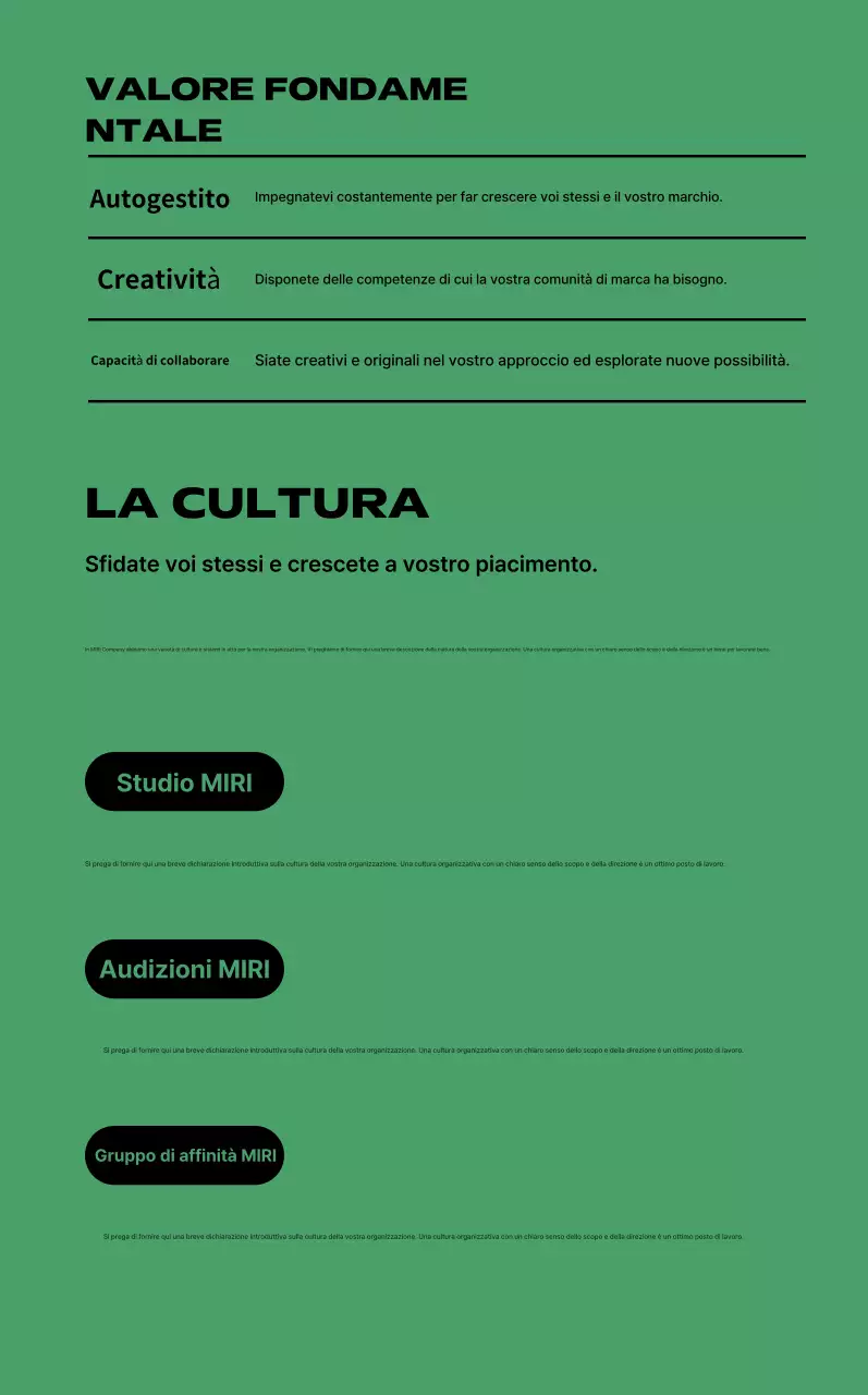 Un'agenda aziendale semplice con un tocco di colore