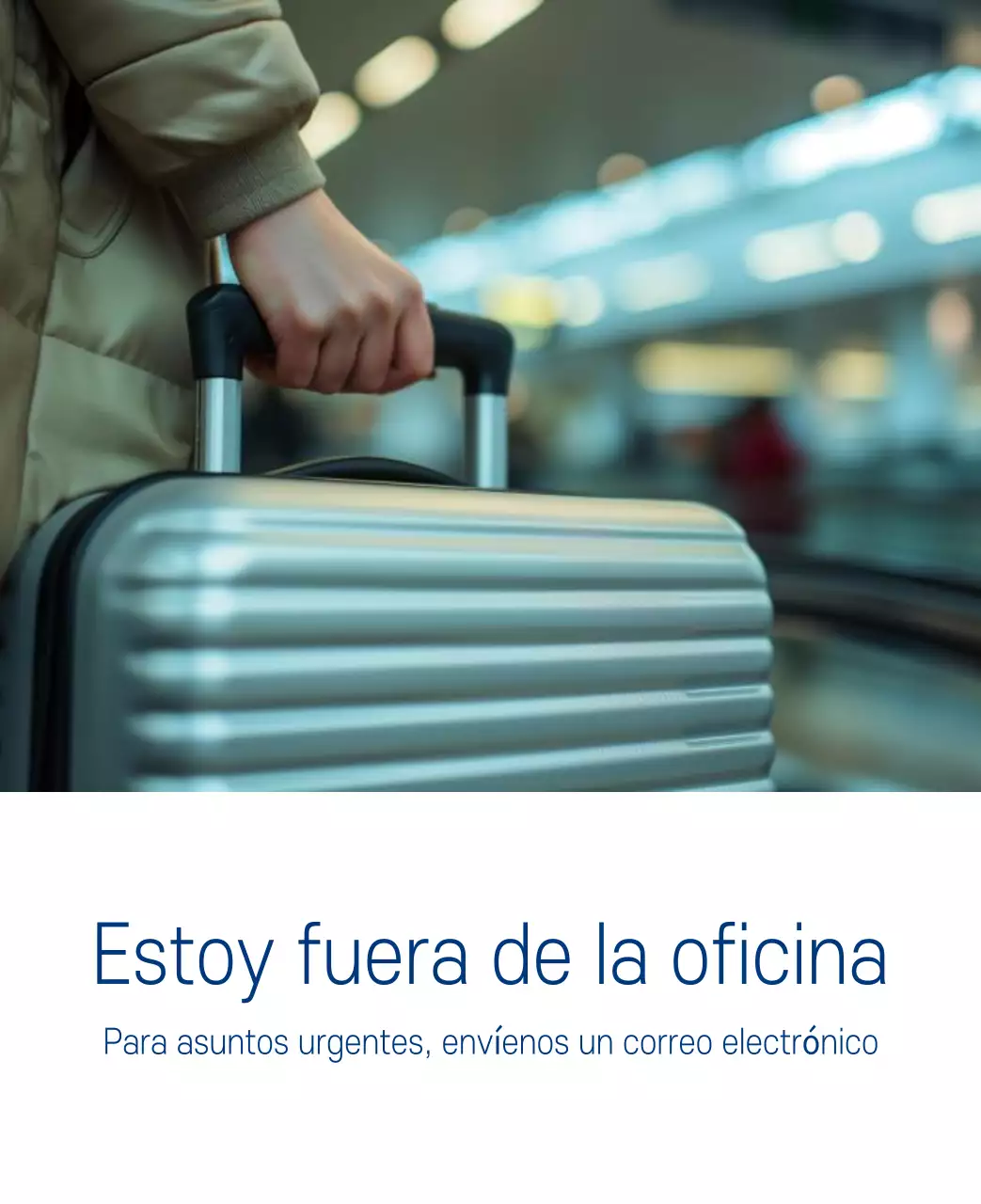 Calendario promocional Hospital Navy White Simple