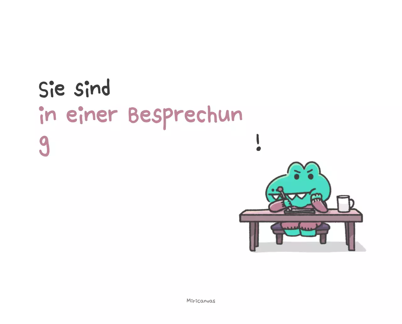 Ein Kalender mit einem niedlichen Ago-Illustrationskonzept