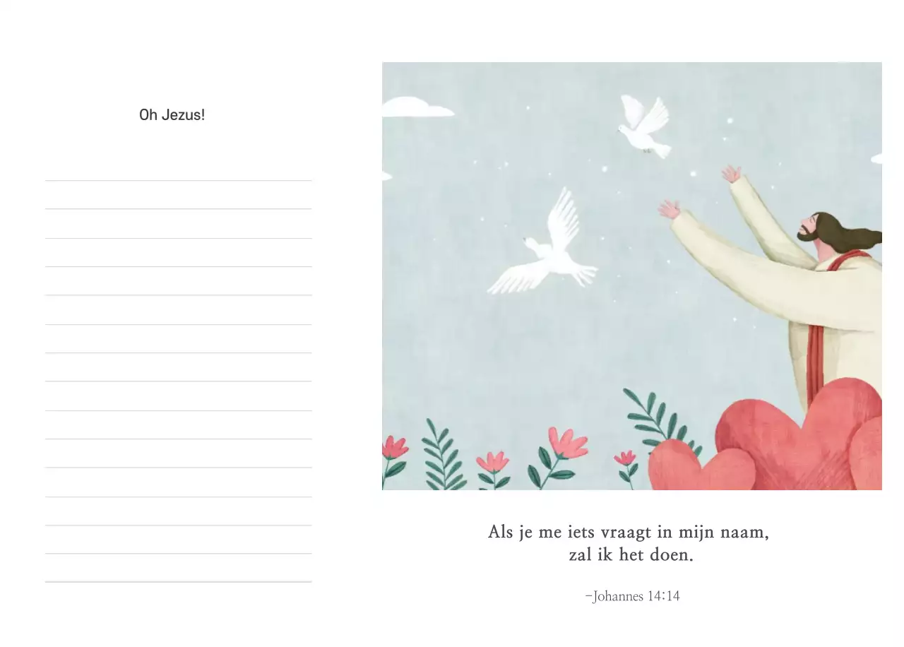 Pastel schone illustratie kerk