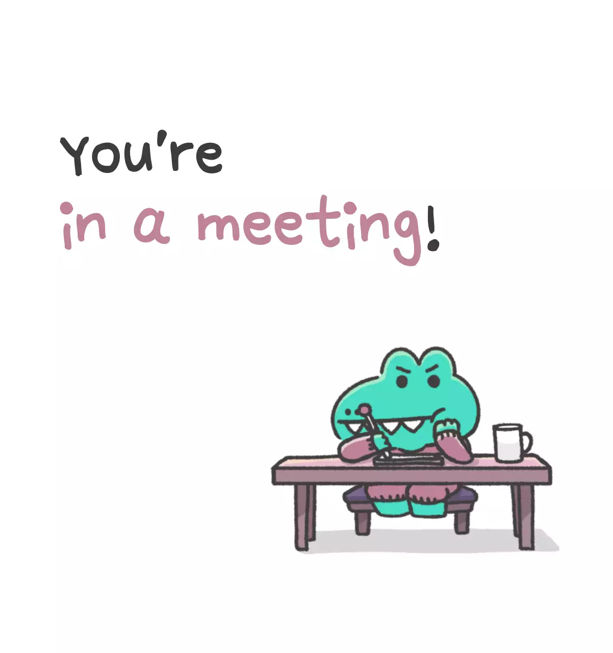 A calendar with a cute Argo illustration concept