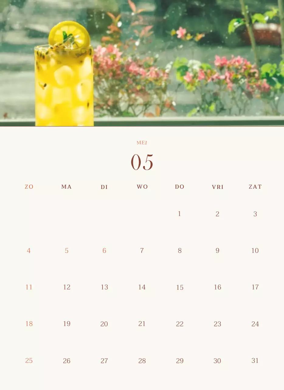 Promote Beige Vintage Café