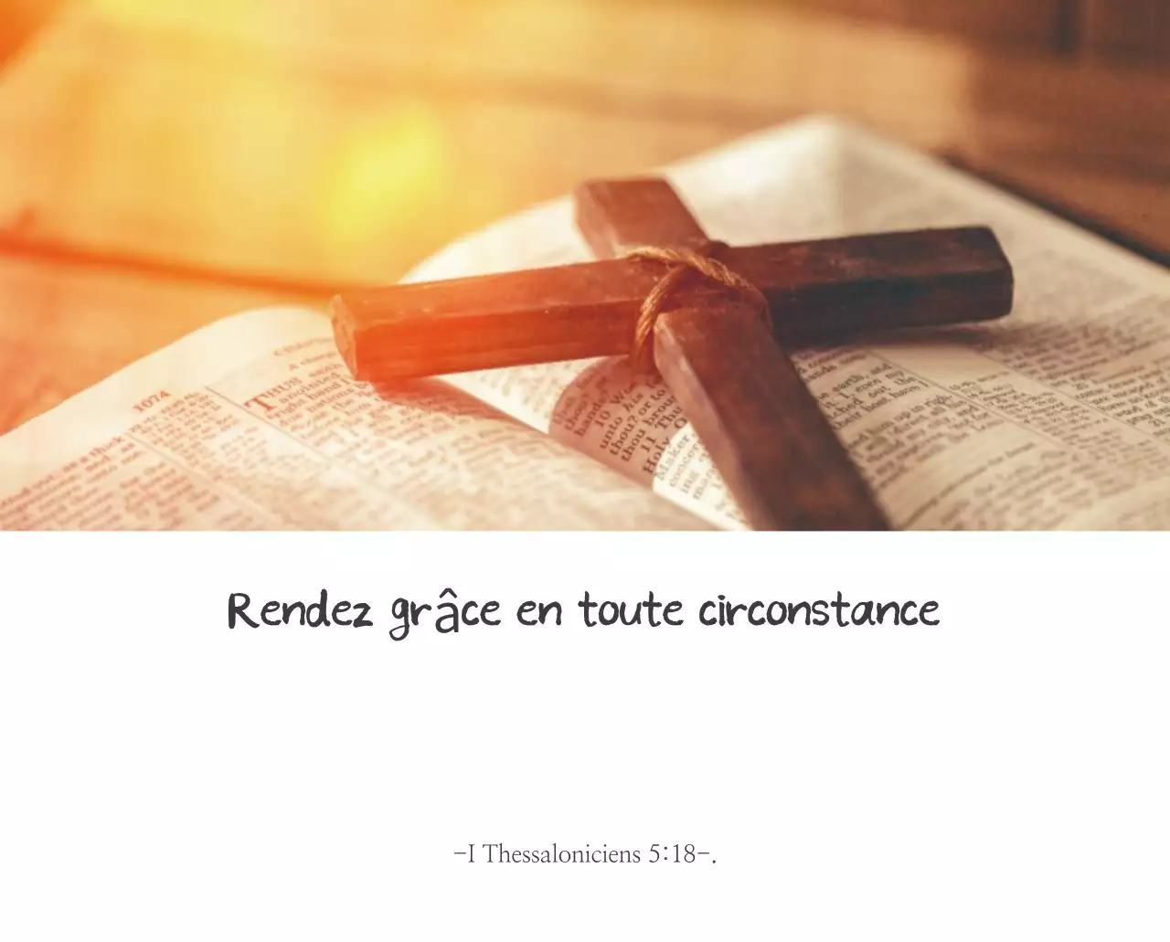 Calligraphie simple Promotion de l'église biblique