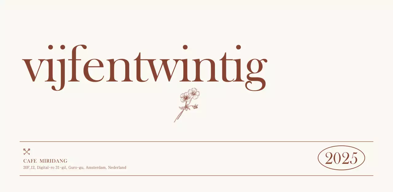 Promote Beige Vintage Café