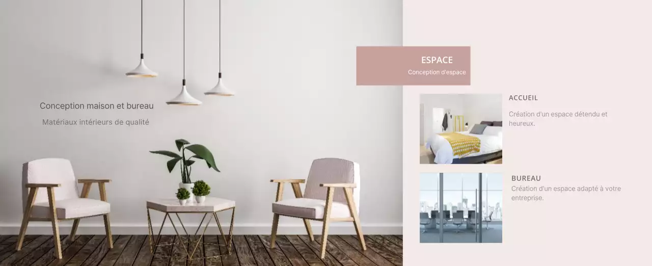 Calendrier intérieur minimaliste beige