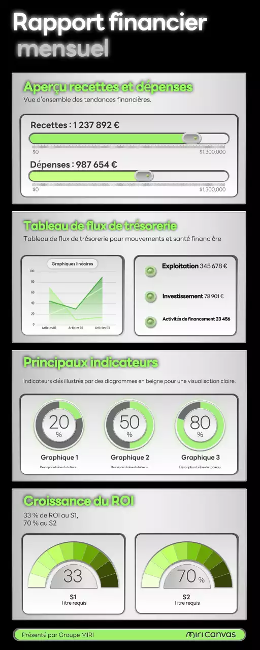 rapport financier mensuel de green plain